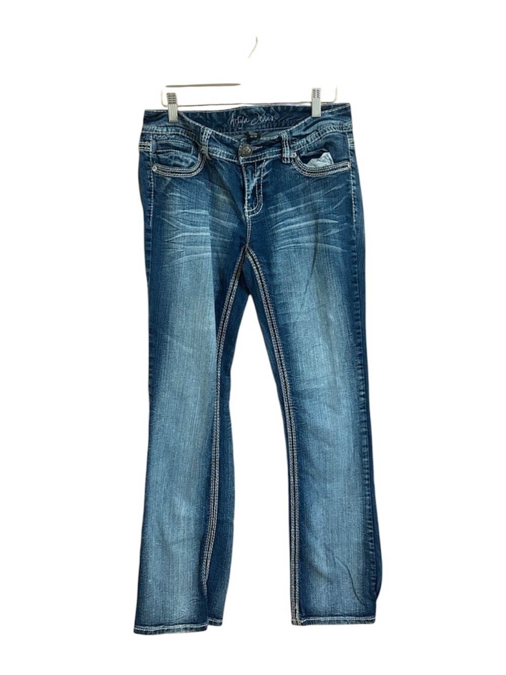 Ariya Jeans Size 12 Vintage Y2K Bootcut Studded Pocket Jeans